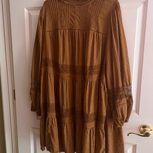 Long Sleeve Swing Dress